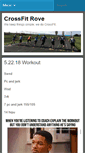 Mobile Screenshot of crossfitrove.com